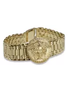 Gold men's watch Geneve ★ zlotychlopak.pl ★ Gold purity 585 333 Low Price!