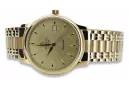 Gold men's watch Geneve ★ zlotychlopak.pl ★ Gold purity 585 333 Low Price!