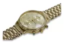 Gold men's watch Geneve ★ zlotychlopak.pl ★ Gold purity 585 333 Low Price!