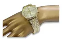 Gold men's watch Geneve ★ zlotychlopak.pl ★ Gold purity 585 333 Low Price!