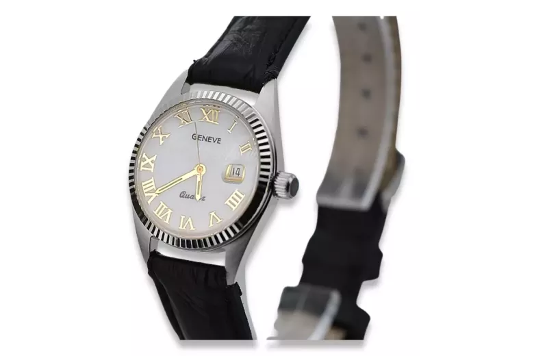 Reloj para hombres de oro Geneve ★ https://zlotychlopak.pl/es/ ★ Pureza de oro 585 333 Precio bajo!