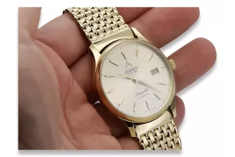 Gold men's watch Geneve ★ https://zlotychlopak.pl/ru/ ★ Золотая чистота 585 333 Низкая Цена!