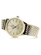 Gold men's watch Geneve ★ zlotychlopak.pl ★ Gold purity 585 333 Low Price!