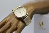 Gelbe 14k Gold Herrenuhr Atlantic Armbanduhr mw015y&mbw014y