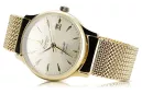 Gold men's watch Geneve ★ zlotychlopak.pl ★ Gold purity 585 333 Low Price!