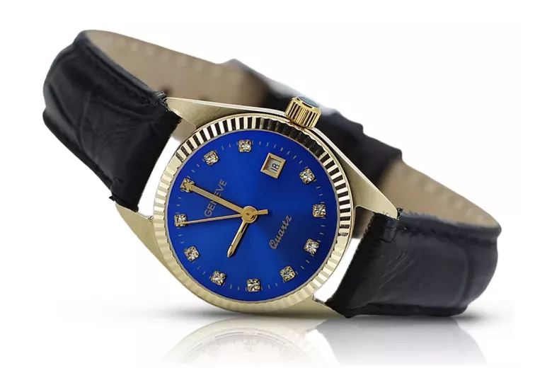 Gold men's watch Geneve ★ https://zlotychlopak.pl/ru/ ★ Золотая чистота 585 333 Низкая Цена!