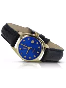 Gold men's watch Geneve ★ zlotychlopak.pl ★ Gold purity 585 333 Low Price!