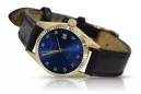 Gold men's watch Geneve ★ zlotychlopak.pl ★ Gold purity 585 333 Low Price!