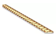 Yellow 14k solid gold round rope chain cgcc005y