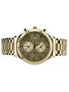 Gold men's watch Geneve ★ zlotychlopak.pl ★ Gold purity 585 333 Low Price!