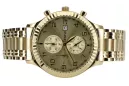 Gold men's watch Geneve ★ zlotychlopak.pl ★ Gold purity 585 333 Low Price!