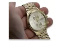 Gold men's watch Geneve ★ zlotychlopak.pl ★ Gold purity 585 333 Low Price!