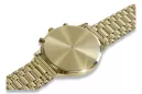 Gold men's watch Geneve ★ zlotychlopak.pl ★ Gold purity 585 333 Low Price!