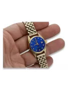 Goldene Herrenuhr Geneve ★ zlotychlopak.pl ★ Gold Reinheit 585 333 Niedriger Preis!