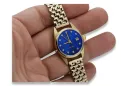 Gold men's watch Geneve ★ zlotychlopak.pl ★ Gold purity 585 333 Low Price!