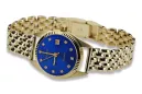 Gold men's watch Geneve ★ zlotychlopak.pl ★ Gold purity 585 333 Low Price!