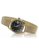 Gold men's watch Geneve ★ zlotychlopak.pl ★ Gold purity 585 333 Low Price!