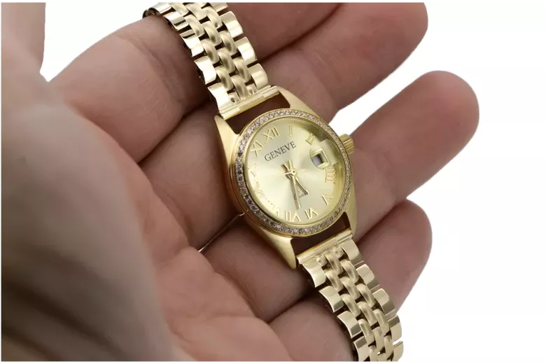 Gold men's watch Geneve ★ https://zlotychlopak.pl/ru/ ★ Золотая чистота 585 333 Низкая Цена!