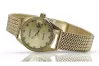 Or jaune 14k Geneve dame 0.25ct Montre diamant lwd078ydyzέlbw003y