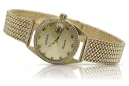 Gold men's watch Geneve ★ zlotychlopak.pl ★ Gold purity 585 333 Low Price!