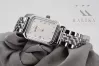 Montre-bracelet Lady Geneve en or blanc 14 carats 585 lw023wdw&lbw008w