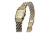 Yellow 14k 585 gold Lady Geneve wrist watch lw023y&lbw004y