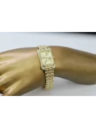 Gold men's watch Geneve ★ zlotychlopak.pl ★ Gold purity 585 333 Low Price!