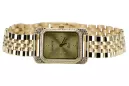 Gold men's watch Geneve ★ zlotychlopak.pl ★ Gold purity 585 333 Low Price!