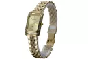 Goldene Herrenuhr Geneve ★ zlotychlopak.pl ★ Gold Reinheit 585 333 Niedriger Preis!