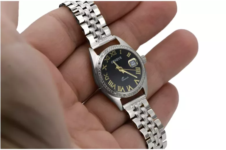 Reloj para hombres de oro Geneve ★ https://zlotychlopak.pl/es/ ★ Pureza de oro 585 333 Precio bajo!