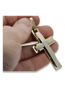 Golden Catholic Cross ★ russiangold.com ★ Gold 585 333 Niedriger Preis