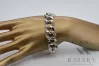 Weiß 14k 585 Gold Dame Armband Fantazy Pancerka cfb022w