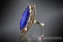 Russe soviétique rose 14k 585 or Alexandrite Rubis Émeraude Saphir Zircon bague vrc005