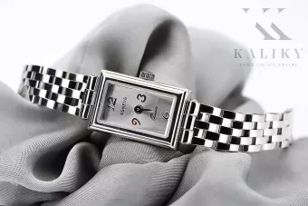 Белое 14-каратное золото красивая леди смотрите Geneve Lady Gift lw018w низкая цена!