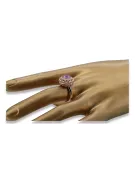 Ring Amethyst Original Vintage 14K Rose Gold Vintage craft vrc059r