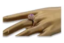 Ring Amethyst Original Vintage 14K Rose Gold Vintage craft vrc059r