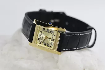 Or jaune 14k belle dame montre carrée Geneve lw036ydy b