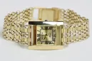 Gold men's watch Geneve ★ zlotychlopak.pl ★ Gold purity 585 333 Low Price!