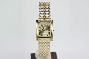 Amarillo señora de oro de 14k reloj Geneve lw036ydgb