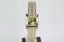 Gold men's watch Geneve ★ zlotychlopak.pl ★ Gold purity 585 333 Low Price!