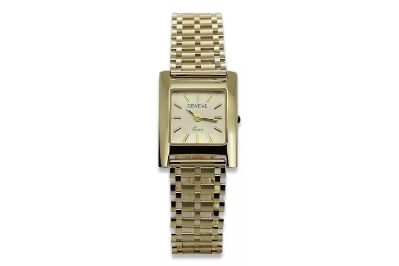 Reloj para hombres de oro Geneve ★ https://zlotychlopak.pl/es/ ★ Pureza de oro 585 333 Precio bajo!