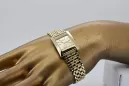 Gold men's watch Geneve ★ zlotychlopak.pl ★ Gold purity 585 333 Low Price!