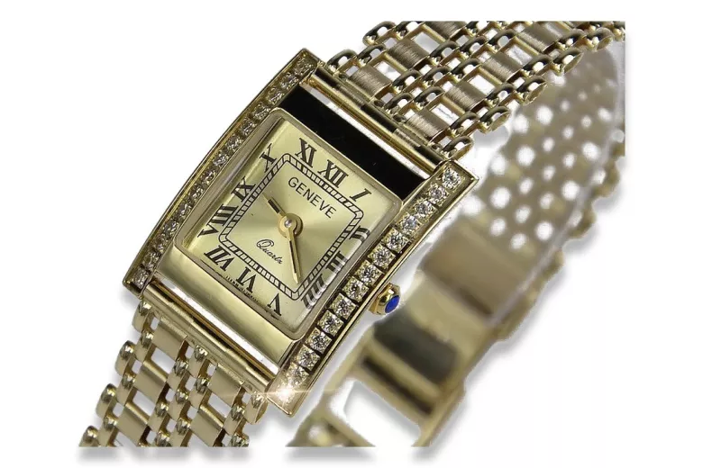 Montre hommes d'or Geneve ★ https://zlotychlopak.pl/fr/ ★ Pureté d'or 585 333 Low Price!