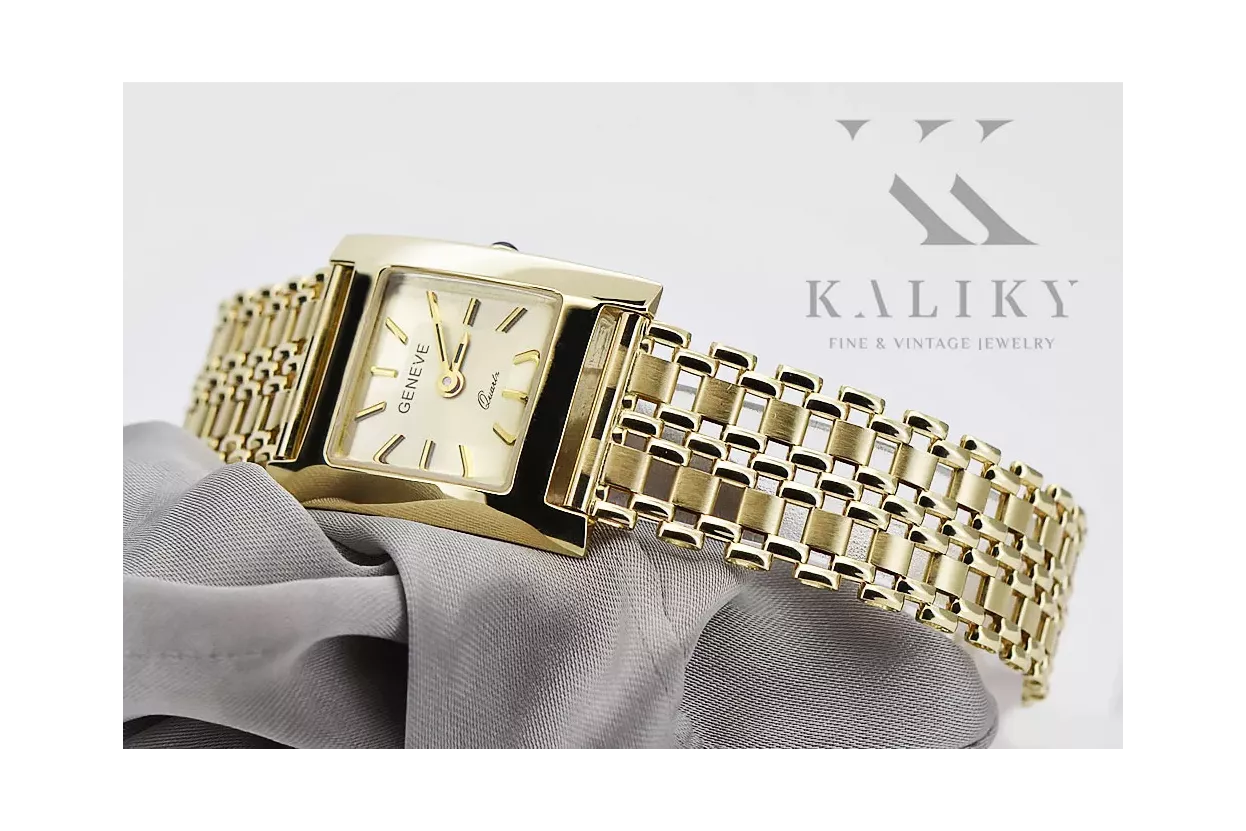 Reloj para hombres de oro Geneve ★ https://zlotychlopak.pl/es/ ★ Pureza de oro 585 333 Precio bajo!