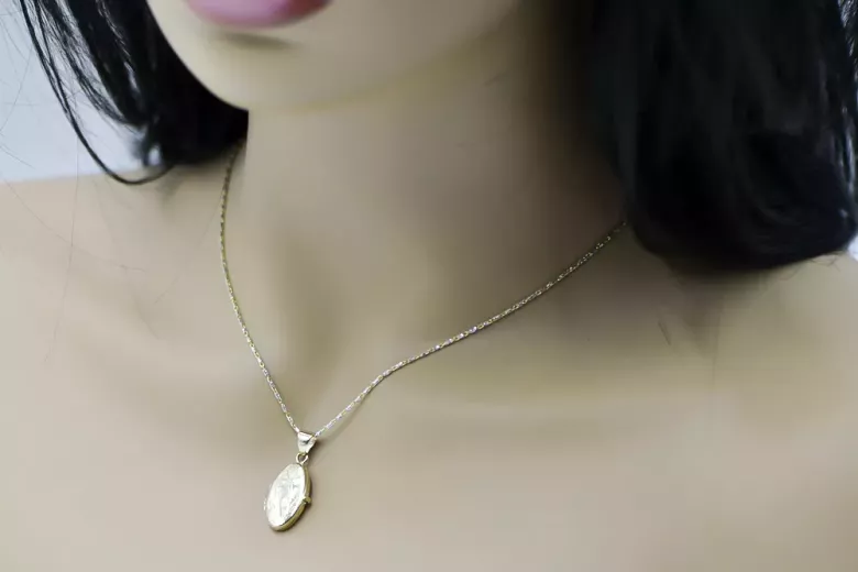 Pendentif d'or ★ https://zlotychlopak.pl/fr/ ★ échantillon d'or 585 333 bas prix