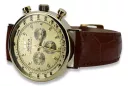 Elegante reloj de hombre con correa de oro 14k 585 Geneve mw012y-y