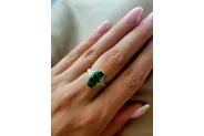 Русская советская роза 14k 585 золото Александрит Руби Изумруд Сапфир Зиркон кольцо vrc014