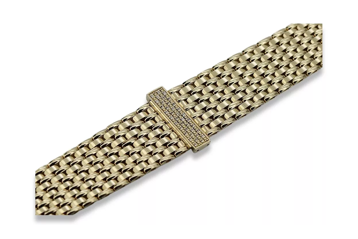 Gold men's watch Geneve ★ zlotychlopak.pl ★ Gold purity 585 333 Low Price!