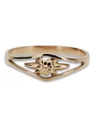 Russisch Sowjet rosa 14 Karat 585 gold Vintage Ring vrn071