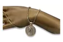 Jezus medallion & 14k gold rope chain pj005yw20&cc020y50